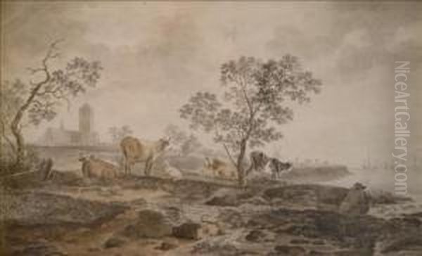 Cattle In A Landscape -after Cuyp - view 1