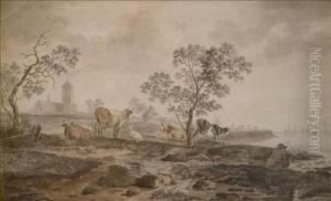 Cattle In A Landscape -after Cuyp Cattle In A Landscape -after Cuyp