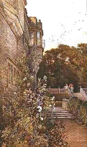 On the Terrace Haddon Hall - view 1