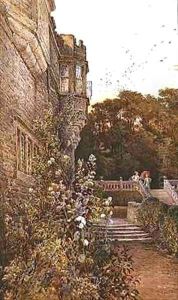 On the Terrace Haddon Hall by Charles Earle