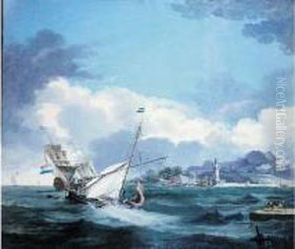 Navires Sous La Tempete - view 1