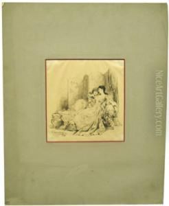 Lettrici Nel Boudoir by Carl I Schweninger