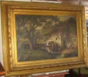 Watermill Farm House Scene