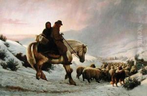 Winter Landscape by Henry Hetherington Emmerson