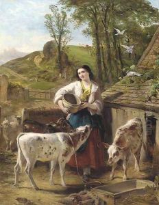 The calf yard