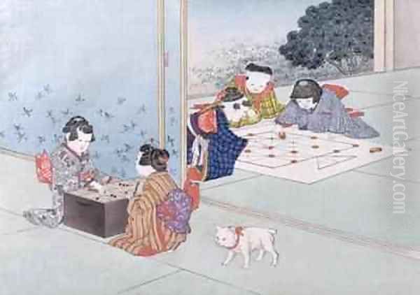Backgammon and Musashi from the series Childrens Games - view 1