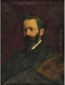 Ritratto D'uomo Con Baffi by Eugenio Scomparini