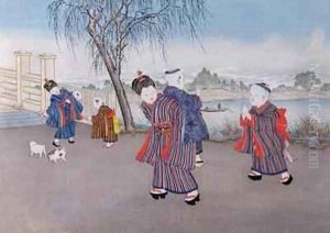 Walking by a River from the series Childrens Games