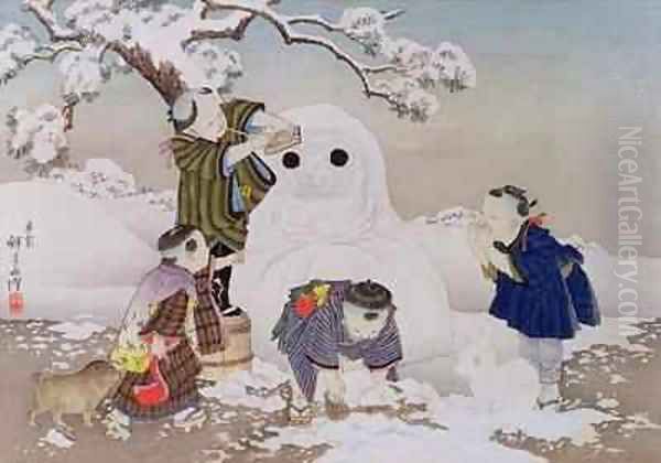 Snowman from the series Childrens Games - view 1