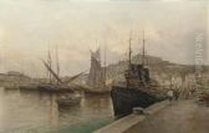 On The Quay, Naples by Raimpondo Scoppa