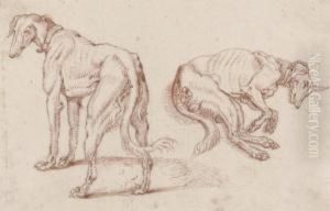 Deux Etudes D'un Levrier by Sinibaldo Scorza