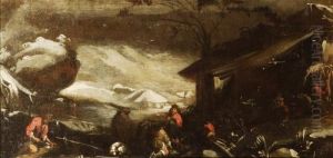 Paesaggio Invernale by Sinibaldo Scorza