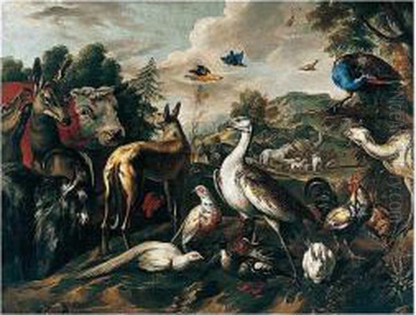 Landscape With The Animals Entering The Ark - view 1