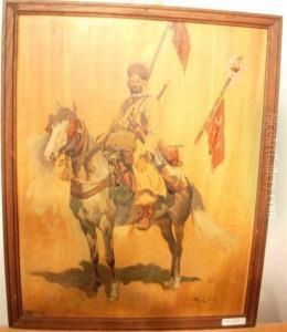 Berbere A Cheval. 1917 Berbere A Cheval. 1917