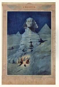 Egypte, Projet D'affiche by Georges Bertin, Dit Scott De Plagnolles