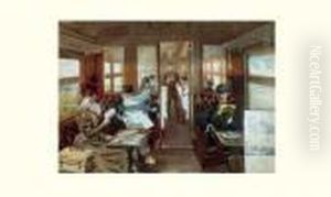 Dans Le Wagon-restaurant, Circa 1899 Dans Le Wagon-restaurant, Circa 1899