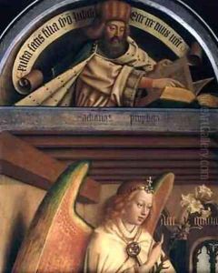 The Ghent Altarpiece The Prophet Zacharias and the Angel Gabriel