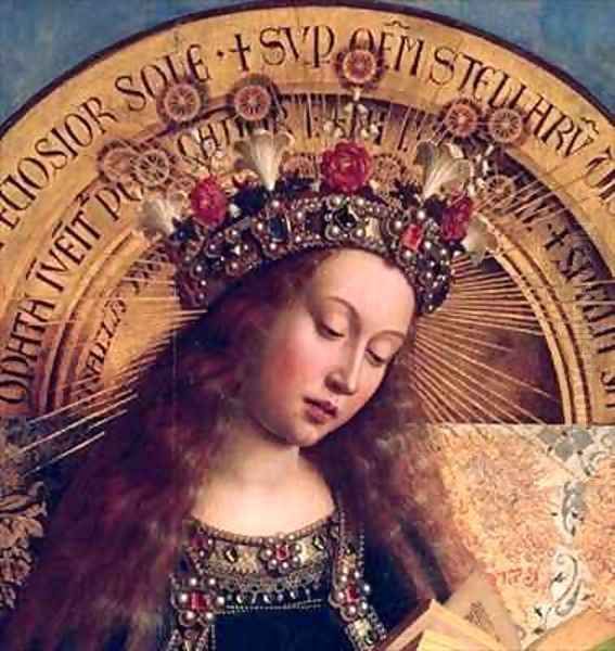 The Ghent Altarpiece The Virgin Mary - view 1