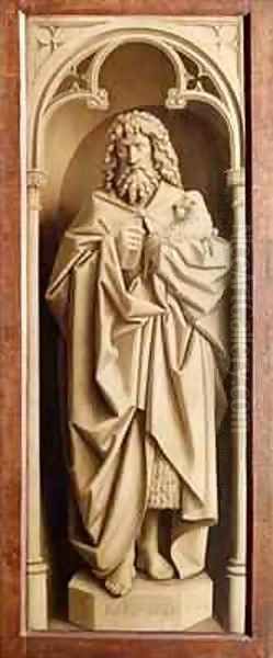 St John the Baptist from the exterior of the left wing of The Ghent Altarpiece - view 1