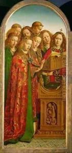 Singing Angels from the left wing of the Ghent Altarpiece