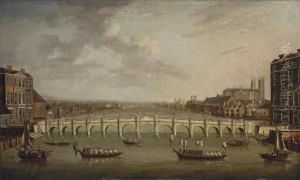 View Of The Thames by Samuel Scott