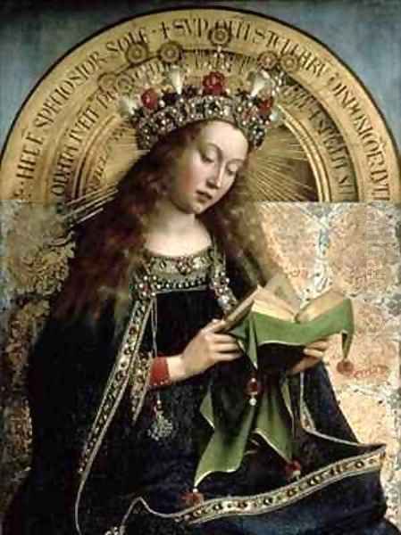 The Ghent Altarpiece The Virgin Mary 2 - view 1