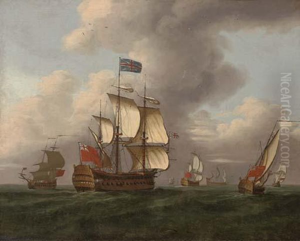 A Squadron Of The Red At Sea - view 1