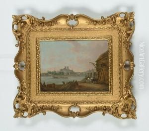 A View Across The Thames Towards Westminster by Samuel Scott