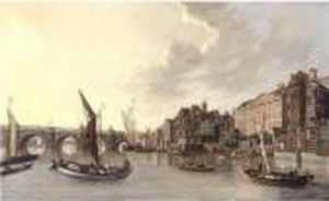 A View Of Westminster Bridge by Samuel Scott