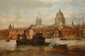 View Of St. Pauls Cathedral From Across The Thames