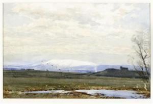 Hume Castle In Winter by Tom Scott