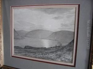 The Old Churchyard, St Mary's Loch, Selkirkshire by Tom Scott