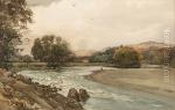 Fishing The Tweed - view 1