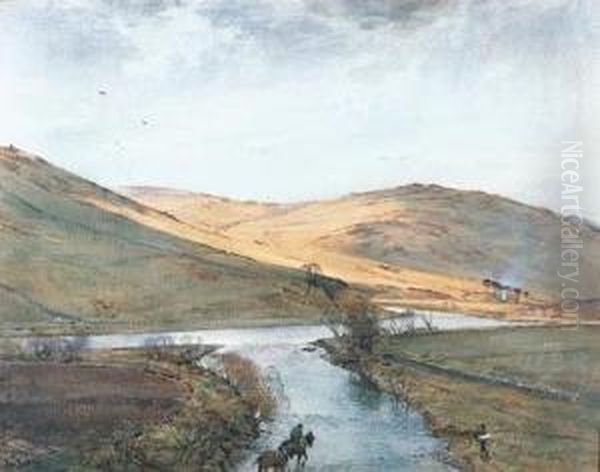 Ettrick At The Inch, Selkirk - view 1