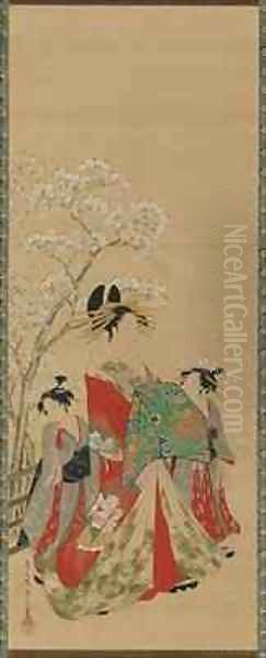 Beauties of the Seasons Spring Edo Period - view 1