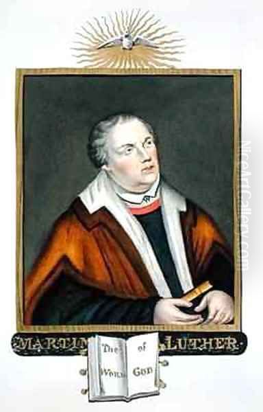Portrait of Martin Luther from Memoirs of the Court of Queen Elizabeth - view 1