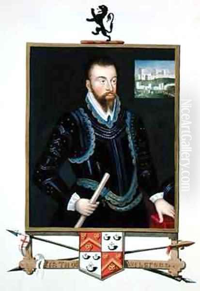 Portrait of Sir Thomas Wilsford from Memoirs of the Court of Queen Elizabeth - view 1
