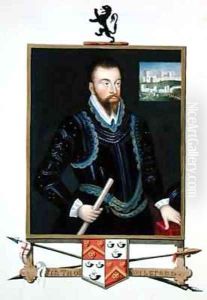 Portrait of Sir Thomas Wilsford from Memoirs of the Court of Queen Elizabeth