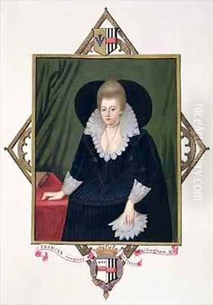 Portrait of Frances Walsingham Countess of Essex from Memoirs of the Court of Queen Elizabeth - view 1
