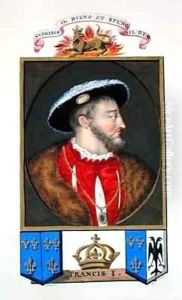 Portrait of Francois I King of France from Memoirs of the Court of Queen Elizabeth