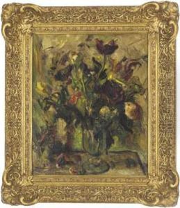 Tulips In A Vase by Elliott Seabrooke