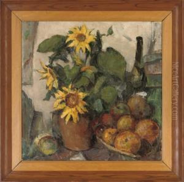 Sunflowers And Apples - view 1