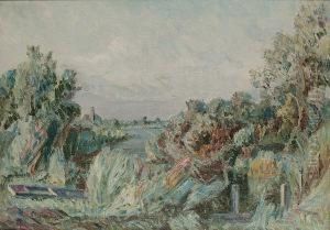 River Landscape by Elliott Seabrooke