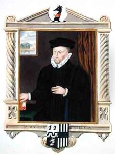 Portrait of Sir Walter Mildmay from Memoirs of the Court of Queen Elizabeth