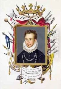 Portrait of Charles IX of France from Memoirs of the Court of Queen Elizabeth