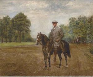 A Trainer On His Pony by Allen Culpepper Sealey