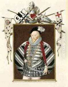 Portrait of Sir Henry Lee from Memoirs of the Court of Queen Elizabeth