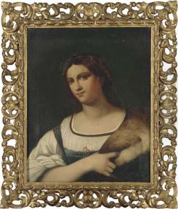 Portrait Of A Lady, Half-length, La Fornarina by Sebastiano Del Piombo