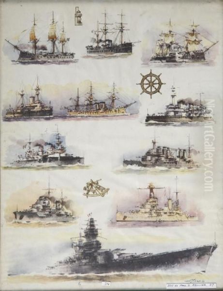 Affiche Decrivant Les Differents Cuirasses - view 1
