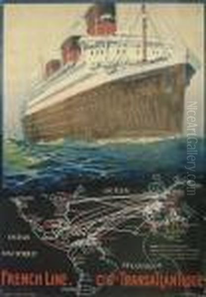 French Line. Cie. Gle Transatlantique - view 1